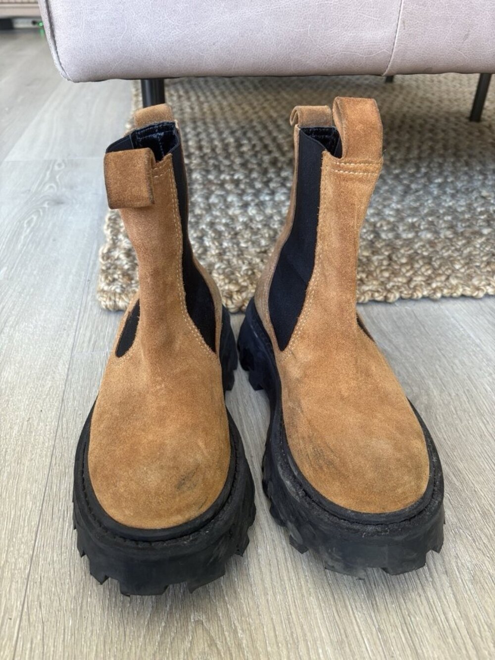 Simon Miller Scrambler Chelsea Platform Boots Black Sz. EU 37 /US 7